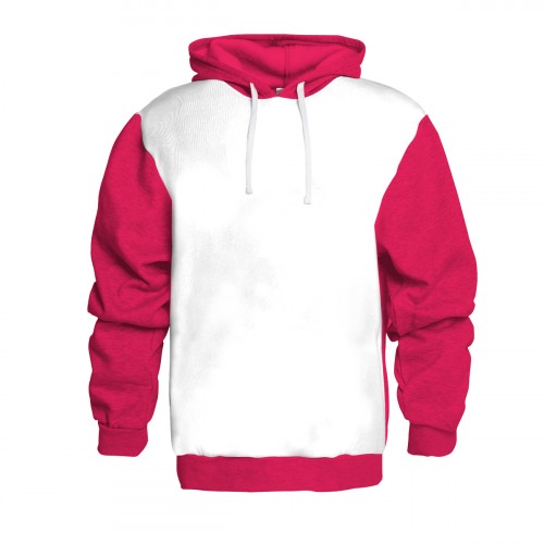 Hoodie Sublimation Dual color Poly front and Cotton Blended Choose Your